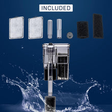 Mighty Aquarium Hang On Back Filter - Aquarium HOB Filter - Adjustable Fish Tank Filter - Aquarium Filters - Nano Aquarium Filter - Fish Aquarium Filter - Hang On Back Aquarium Filter (1-3 Gallons)
