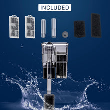 Mighty Aquarium Hang On Back Filter - Aquarium HOB Filter - Adjustable Fish Tank Filter - Aquarium Filters - Nano Aquarium Filter - Fish Aquarium Filter - Hang On Back Aquarium Filter (1-3 Gallons)