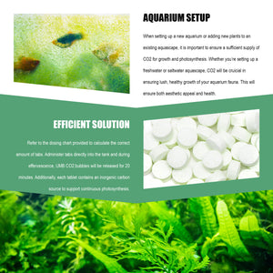 Dr. Tank #3 CO2 Aquarium Fertilizer - Enhances Plant Growth with Carbon Dioxide - 100 Tablets