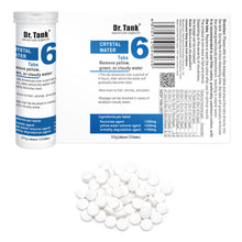 Dr. Tank #6 Crystal Water - Clears Cloudy Water & Debris - 50 Tablets