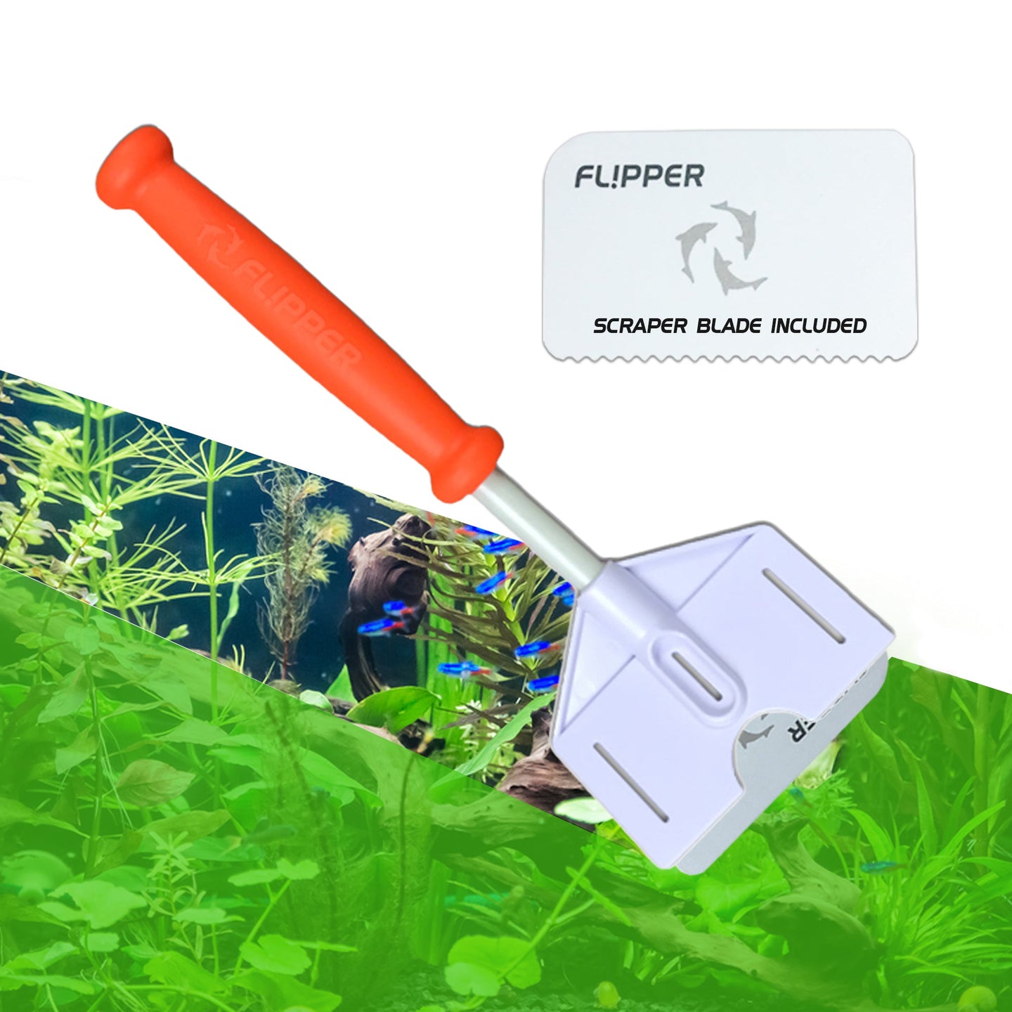 Flipper Platinum Aquarium Algae Scraper - 10